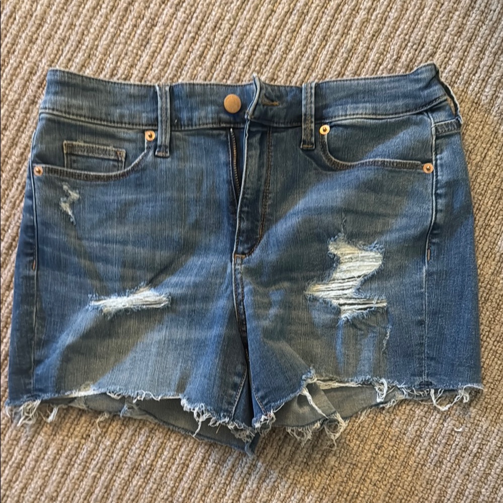 Universal Thread Blue Distressed Jean Shorts